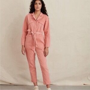 Alex Mill Jumpsuit‎ Women's XS Salmon Long Sleeve Expedition Military Utility